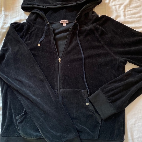 Juicy Couture Velour Hoodie Size Large - Picture 2 of 4
